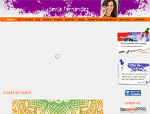 Tablet Screenshot of ludmilafernandez.com.ar